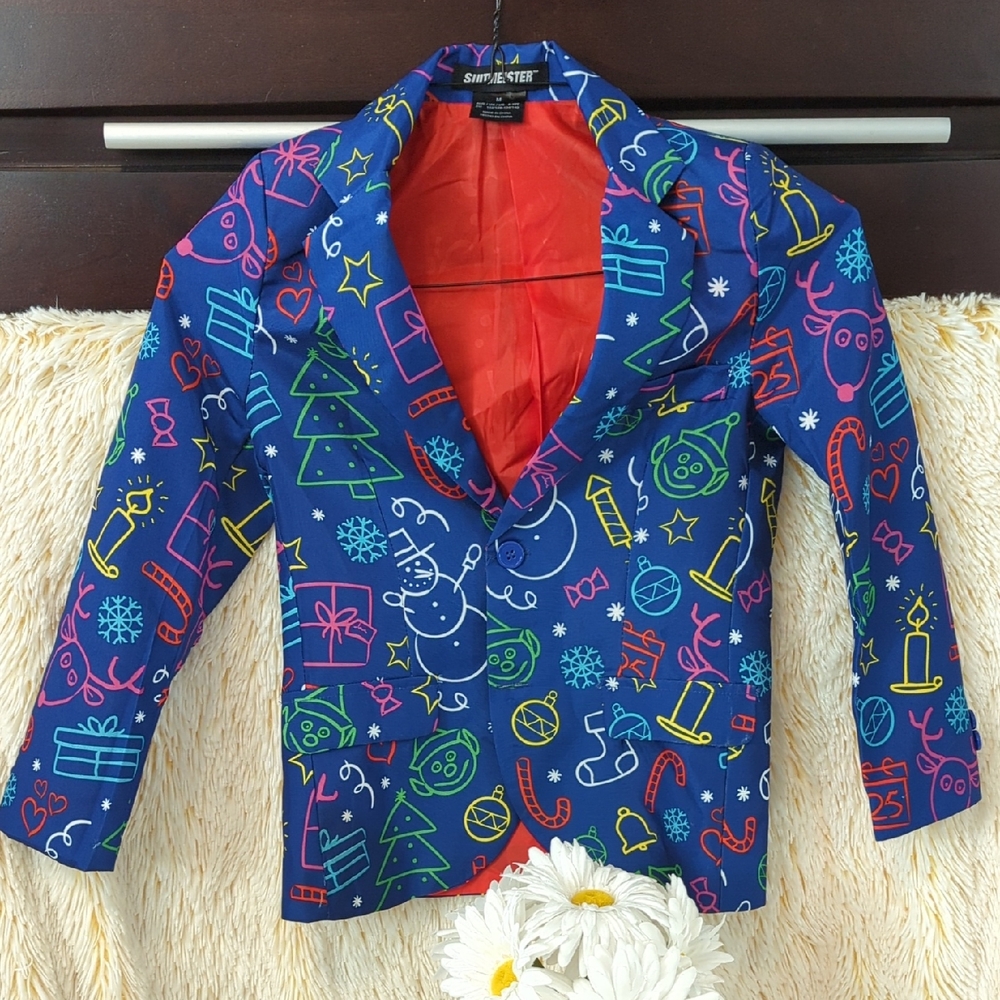 🎄🧥🎄Boys Christmas Theme Blaze/Jacket/Coat Holiday Spirit 🎄🧥🎄